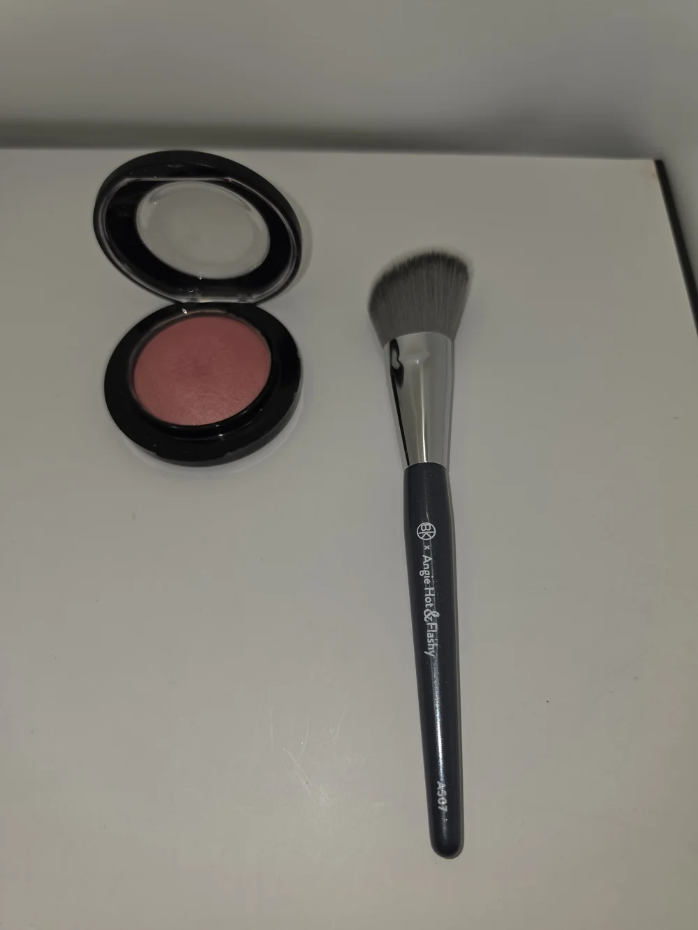 MAC Mineralize Blush & BK Beauty Brush 2pc BUNDLE SET